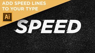 How to add SPEED lines to your text or How to add SPEED lines to your text or
