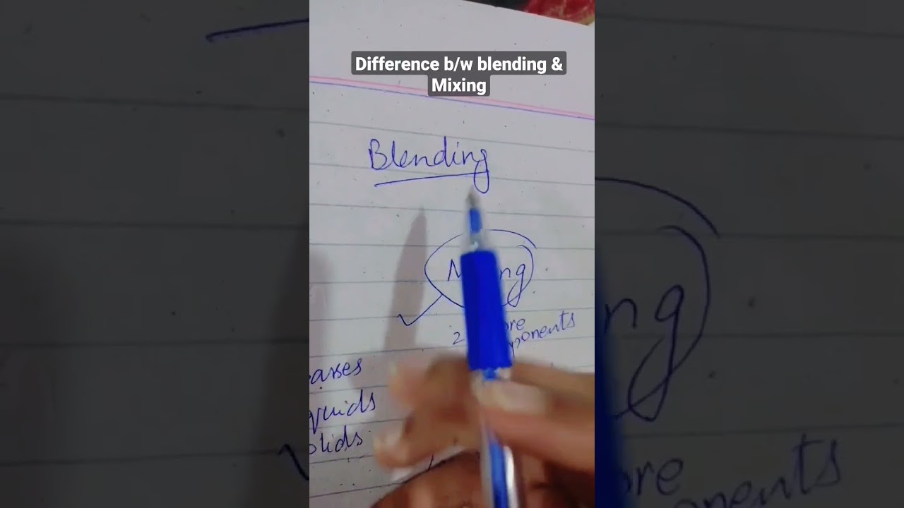 Blending|Mixing| Difference between blending and Mixing| Pharmacy Technician Part2| Pharmaceutics