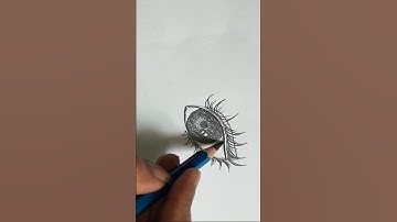 easy making of 3d eye sketch #artandcraft #sketch #creativedrawing