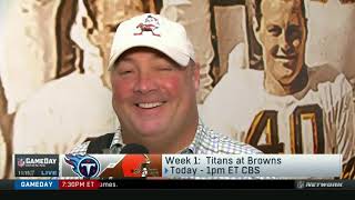 Freddie Kitchens previewing Titans vs Browns Week 1
