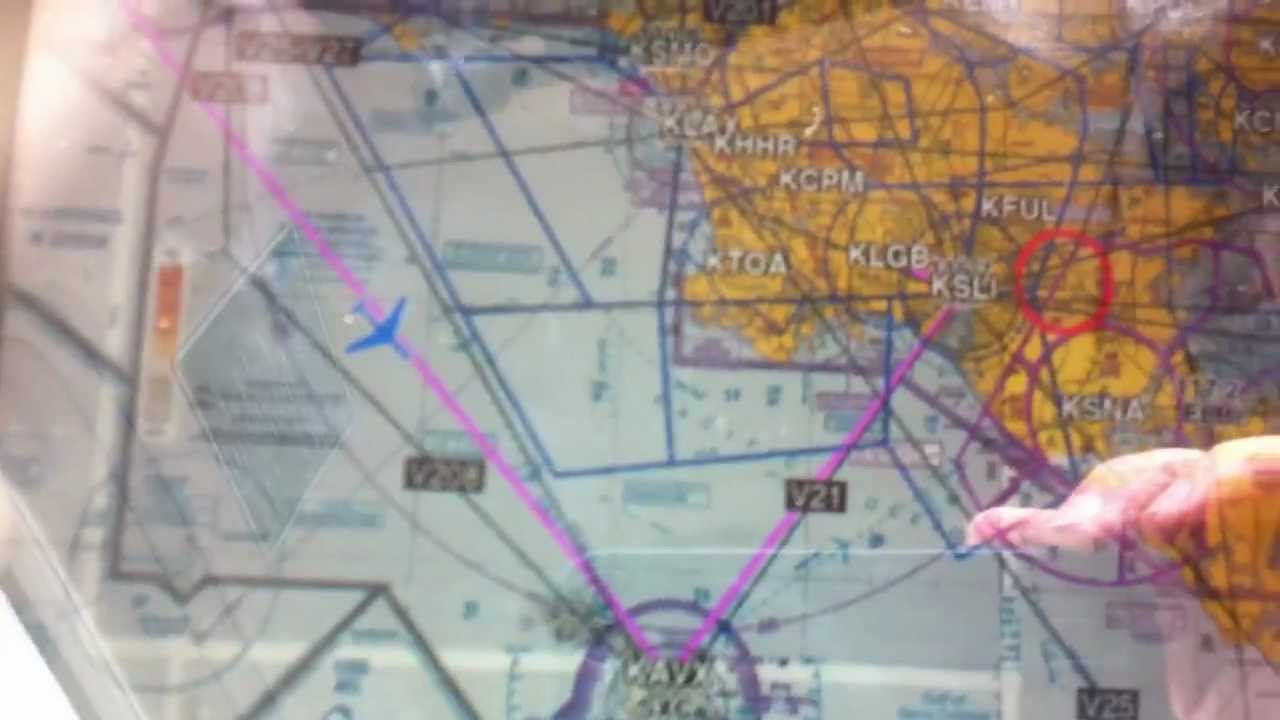 C172 IFR in IMC over Catalina Island into Long Beach - YouTube