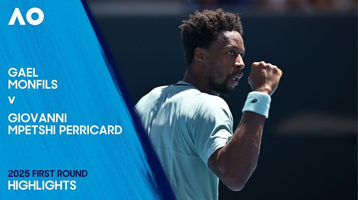 Gael Monfils v Giovanni Mpetshi Perricard Highlights | Australian Open 2025 First Round