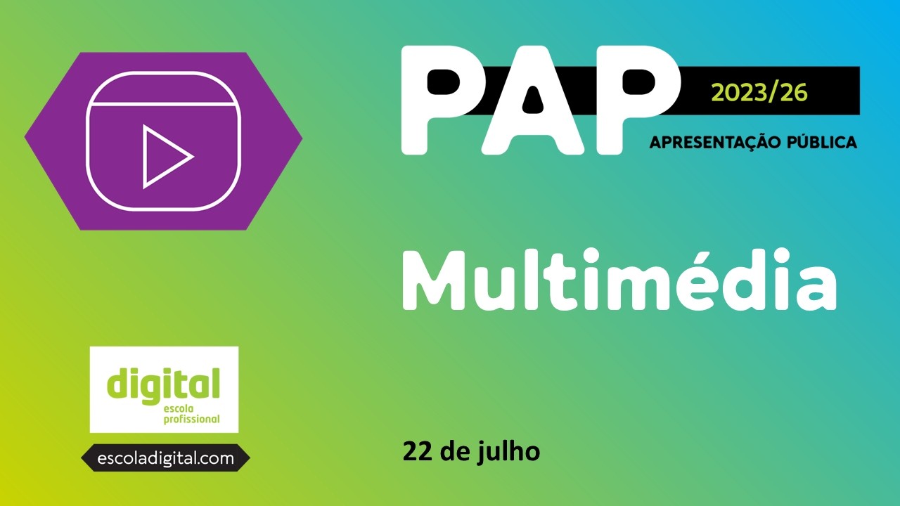 Provas de Aptidão Profissional - Técnico de Multimédia (Tarde)
