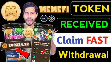Memefi Taken Received 🔥 memefi withdrawal, memefi airdrop token, memefi listing, memefi token price