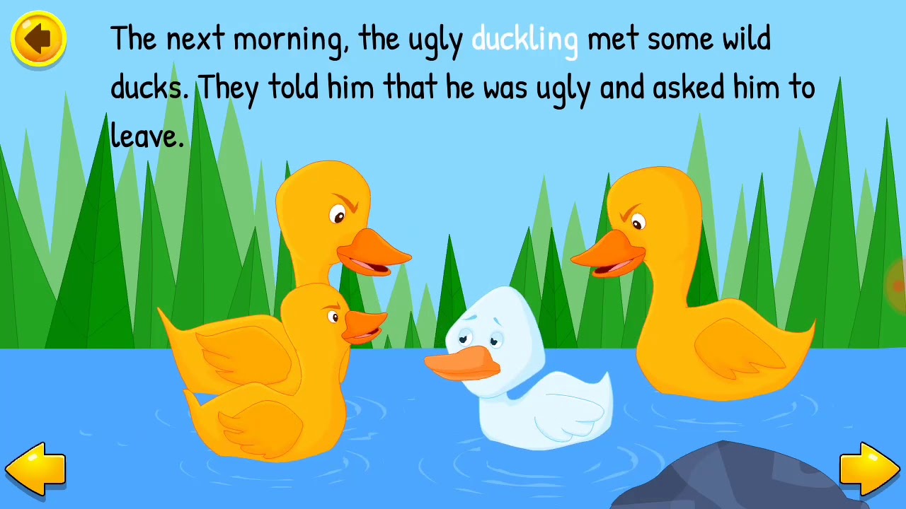 The Ugly Duckling Printable Story - Printable Word Searches