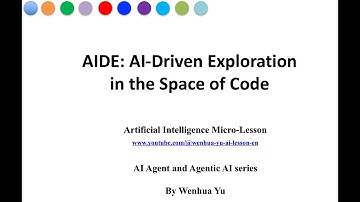 AIDE: AI-Driven Exploration in the Space of Code
