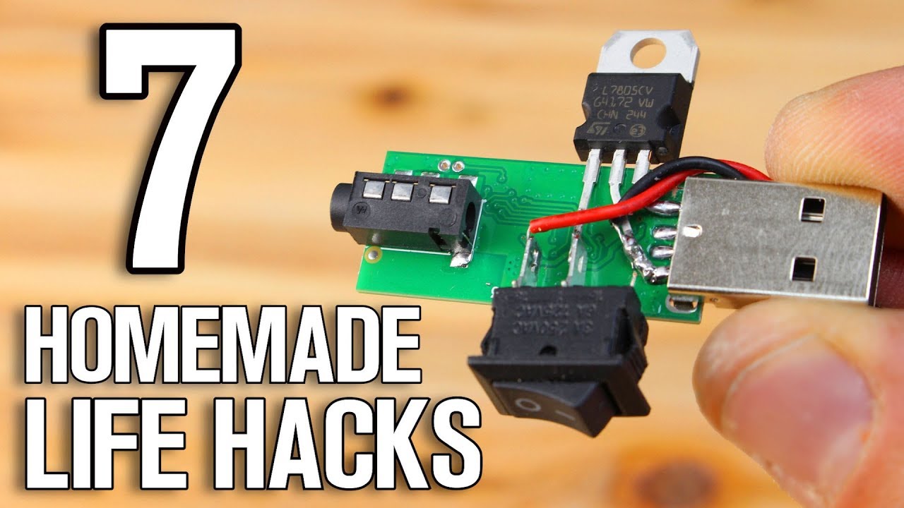 Verbazingwekkend 7 Homemade Projects - 7 DIY Life Hacks - YouTube TA-87