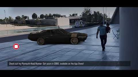 CSR2 Plymouth road runner  show in real word