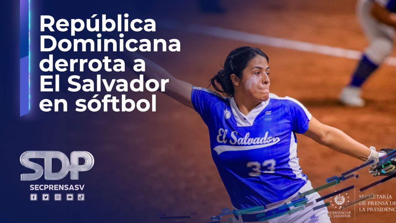 El Salvador es derrotado en sóftbol femenino - YouTube