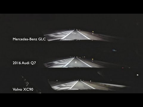 volvo-xc90,-mb-glc-&-audi-q7,-night-drive