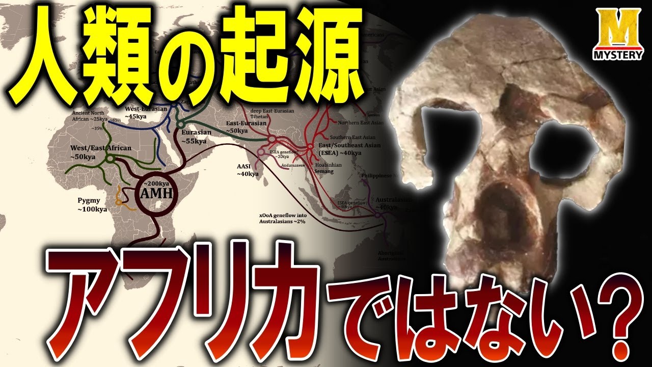 アフリカ単一起源説が崩壊するかもしれない!?最新の研究で分かった人類の起源は〇〇だった？