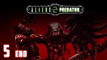 Aliens vs. Predator 2 - Alien Walkthrough Part 5 [ENDING] - Dr. Eisenberg