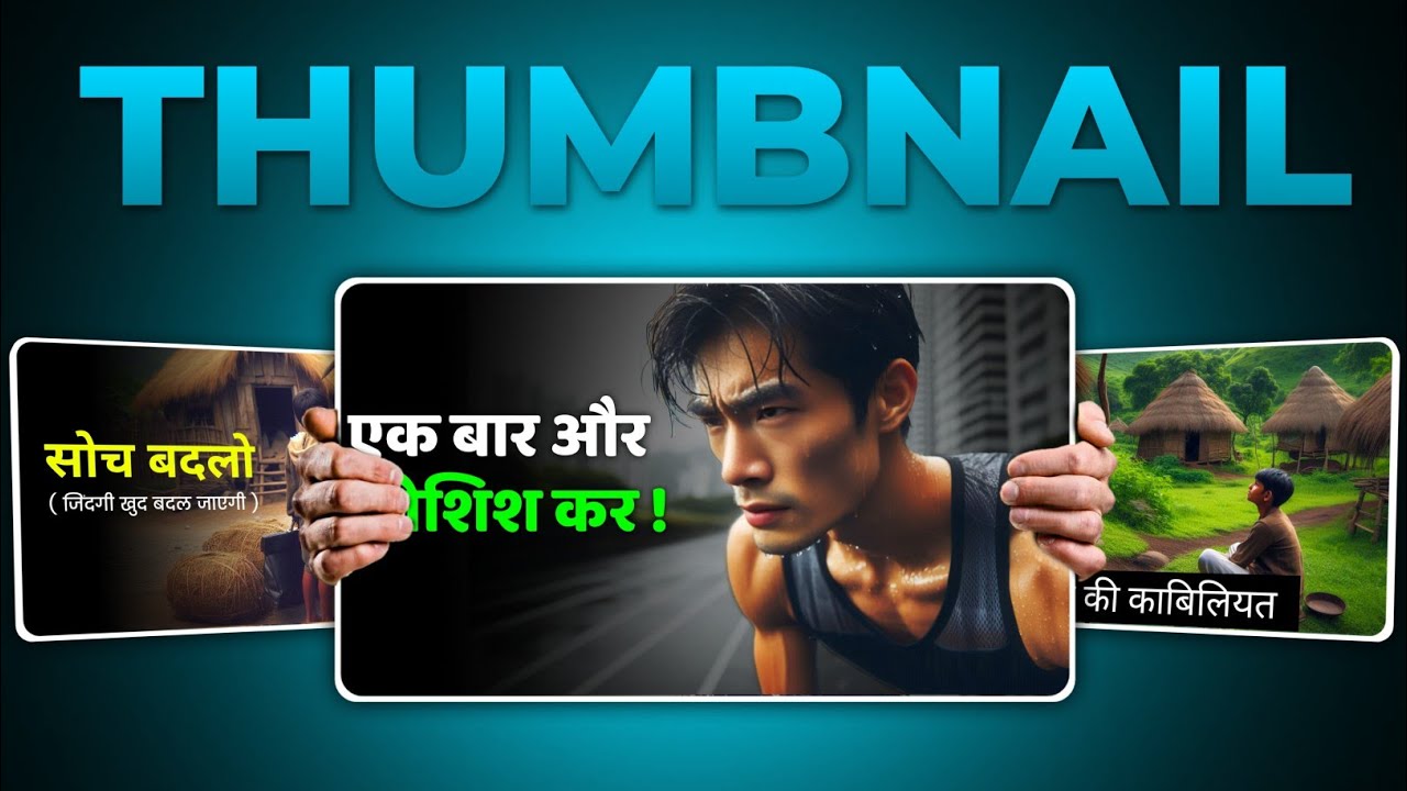 How To Make Motivational Youtube Thumbnails in Mobile ! ( Pixellab Tutorials )