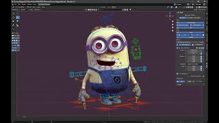 Despicable Me - Donny Ringing Timelapse [] Blender 4.2