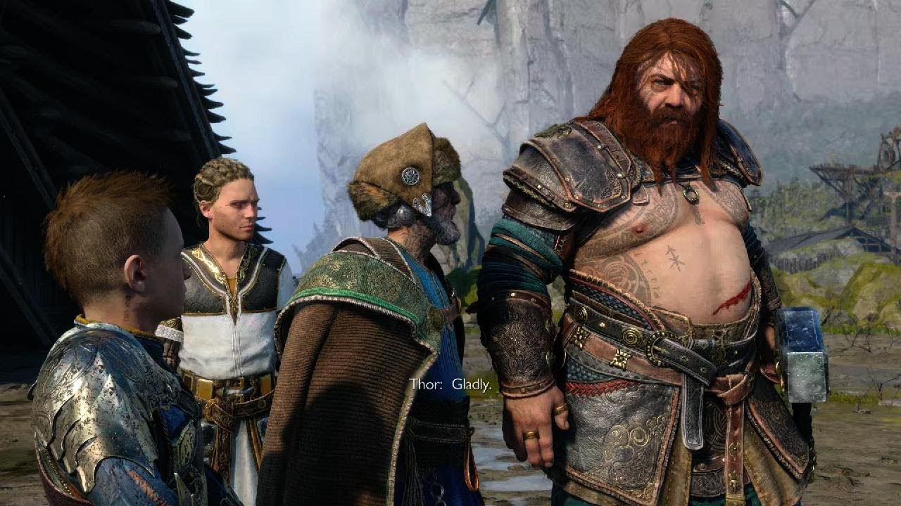 Победа над Берсерком Хаклангром Бородатым в God of