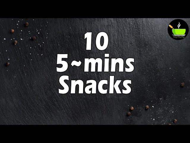 Evening Tea Time Snacks in 5 mins | She Cooks
