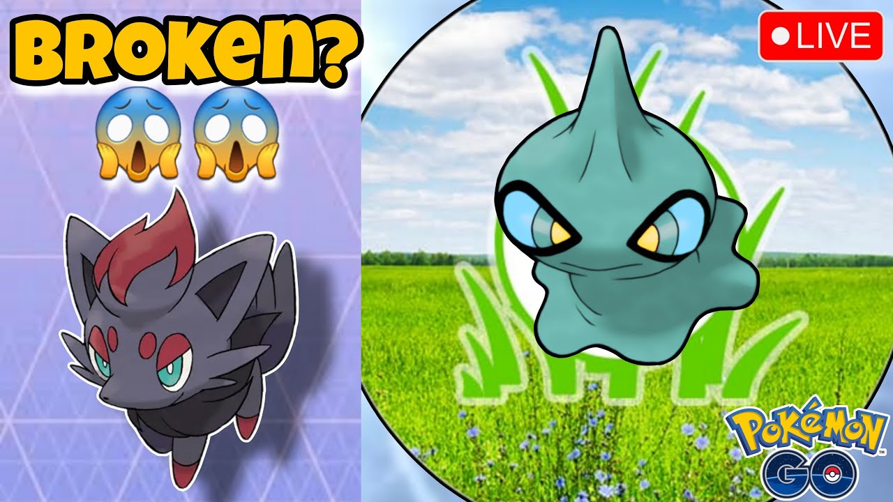 Live Catching Zorua🤞🏻 Shuppet Spotlight Hour Live YouTube