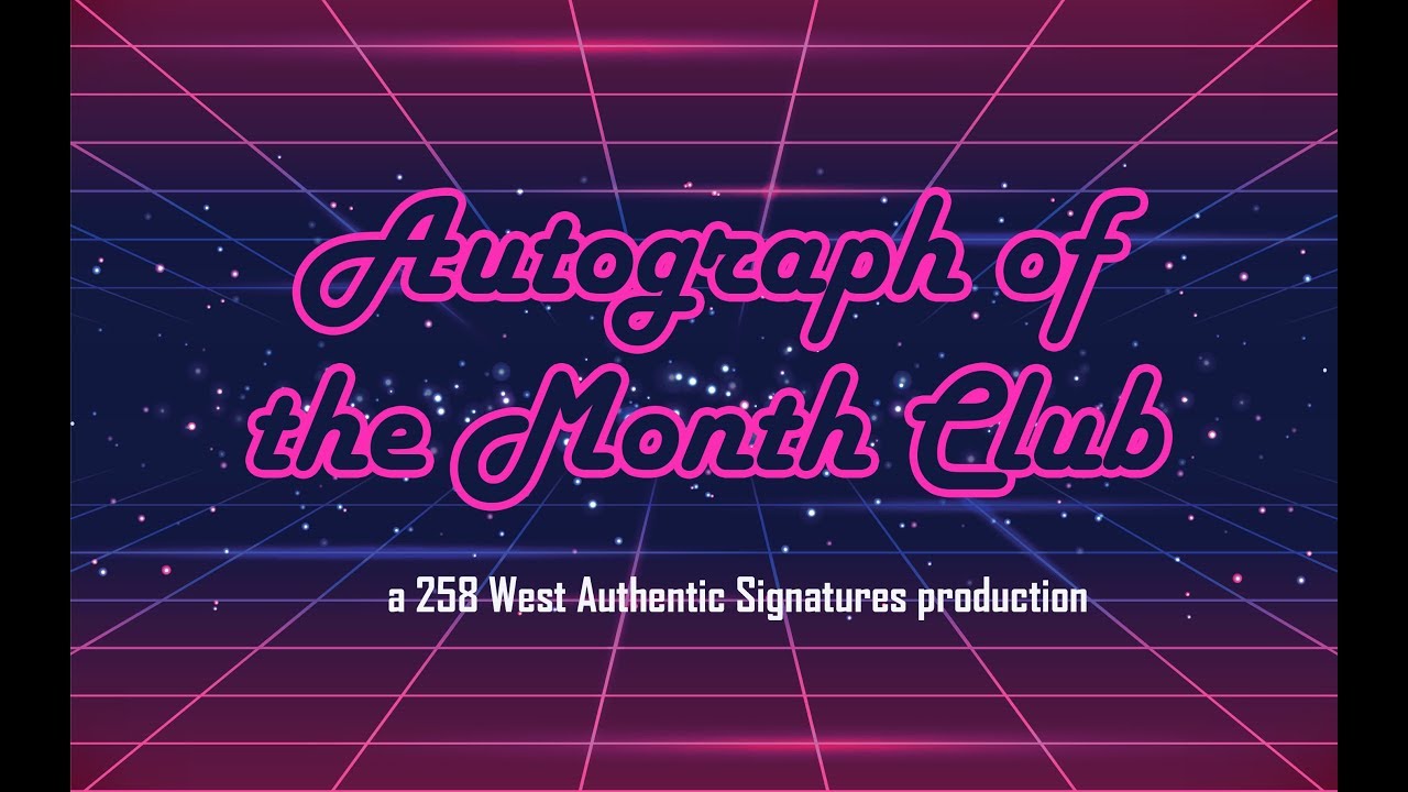 2017 Recap - Autograph of the Month Club Basic Reveal Video