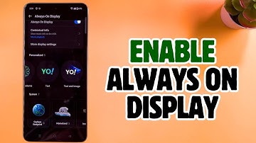 OnePlus Nord 3 Guide - Enable Always On Display Easily