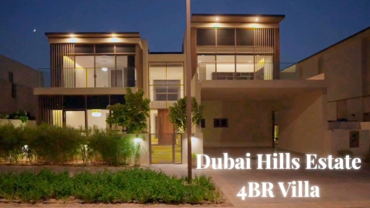Beautiful 4-bedroom villa with pool in Dubai Hills Estate, perfect home for a family