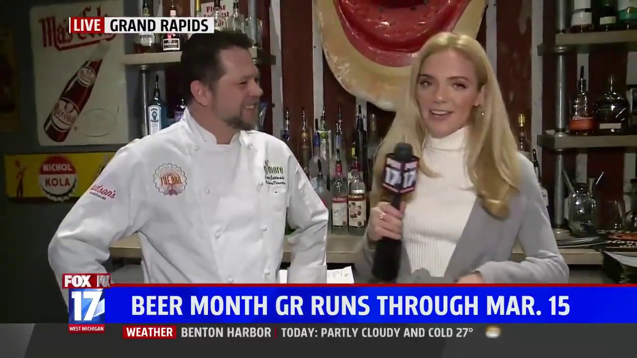 FOX17 Visits The B.O.B. for Beer Month GR