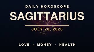 Daily Horoscope - Sagittarius - July 28, 2026