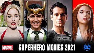 BEST UPCOMING MARVEL/DC SUPERHERO MOVIES & SERIES 2021 | All Trailers