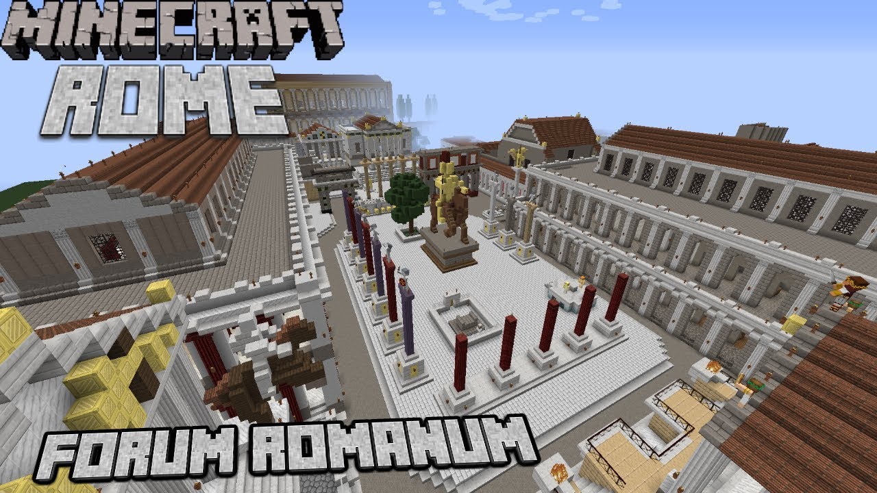 Roman Forum and Basilica Minecraft Map