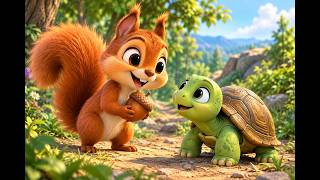 Sparky The Squirrel Shares with Tilly The Turtle