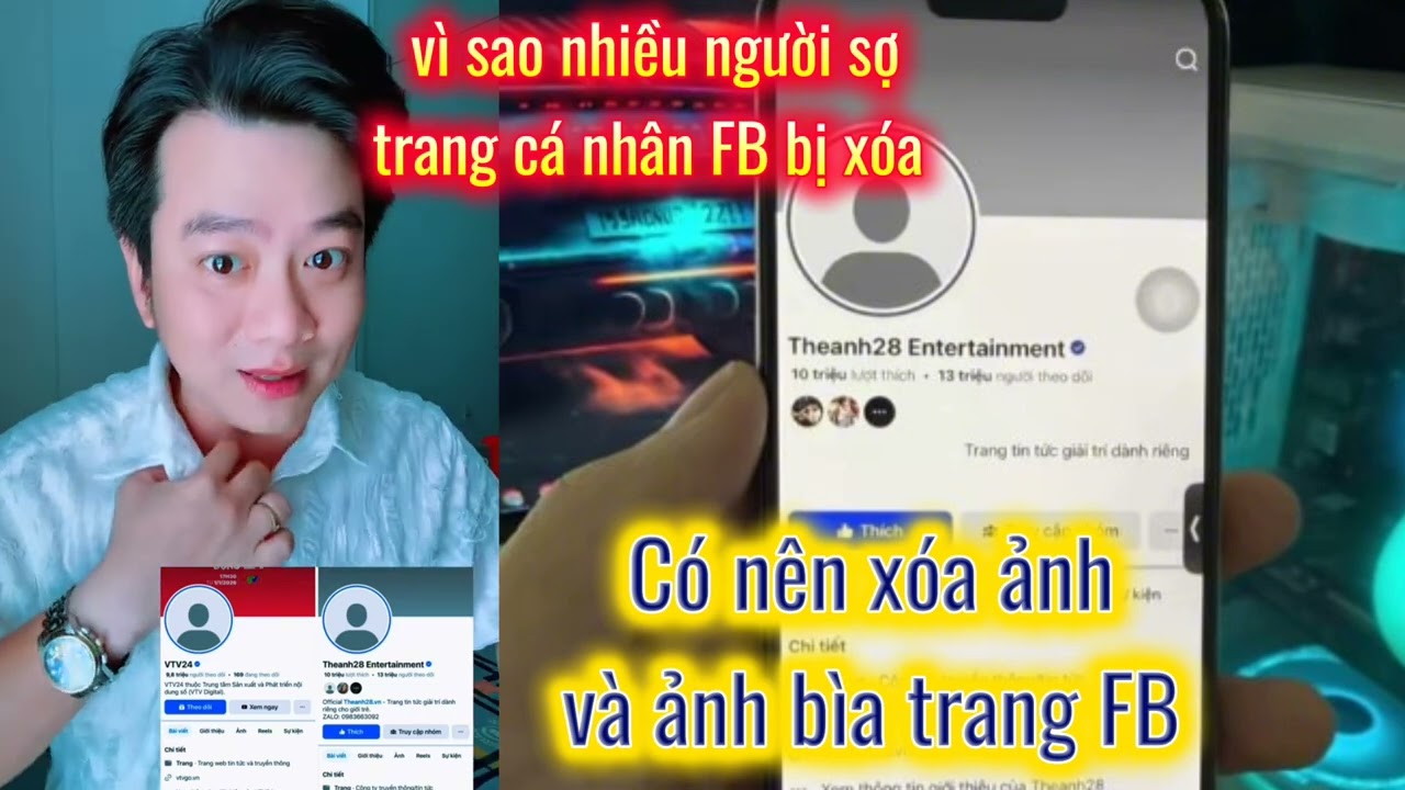 Có nên xóa ảnh bìa trang FB cá nhân