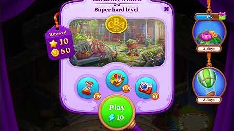 Manor Matters - Backyard - Day 2 - Level 91 - Super Hard - No Boosters - FULL STORY - CaroGamesNL