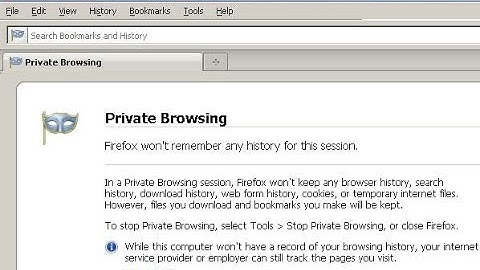 Mozilla Firefox Private Browsing