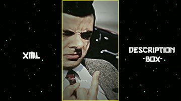 #xml #alightmotionMR.BEAN😼🖤NEW TREND XML⚡🥵NEW SOUND🔰XML ON DESCRIPTION⤵️🎟️@rajdep_official_007