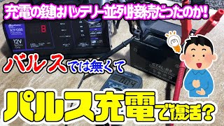 充電器を接続しても反応しない程に劣化していて放電していなかったバッテリーが復活するか？試してみたい方法が見つかったので検証してみました☆彡