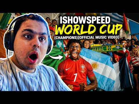 IShowSpeed's WORLD CUP ANTHEM is INSANE! 😱🔥#reation