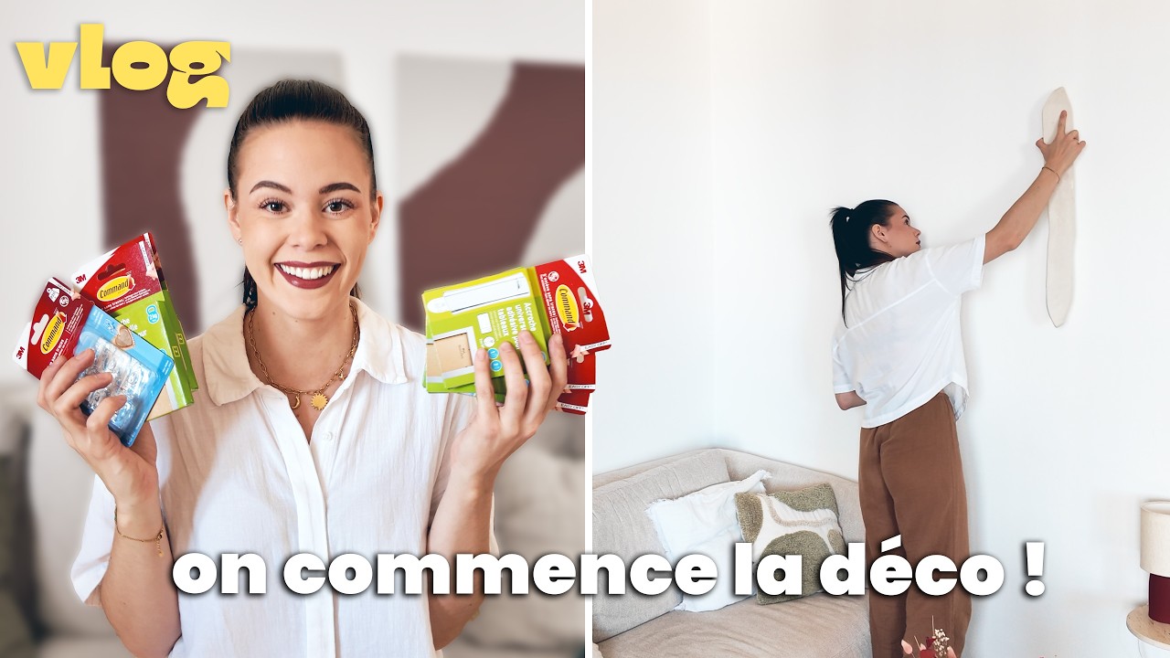 VLOG・On commence à décorer l'appart !
