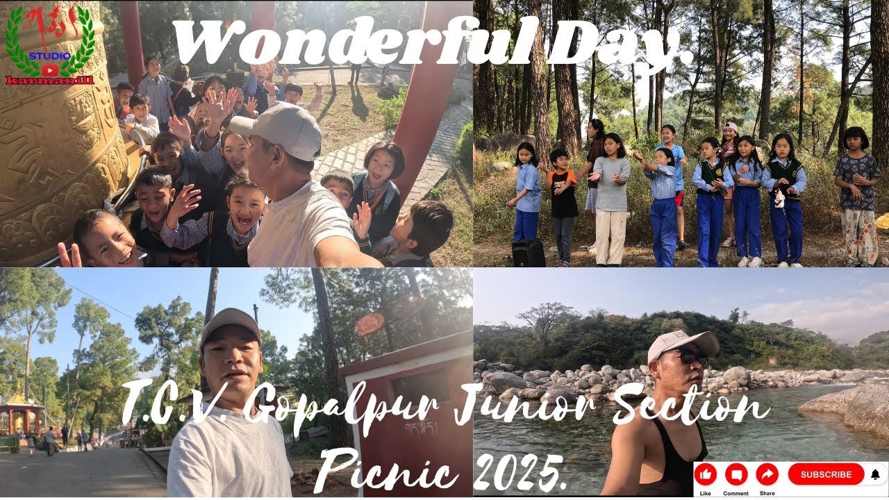 🎒 Backpacks full of snacks and hearts full of joy!#picnic  @tibetanvlogerkarma #riversidebeauty