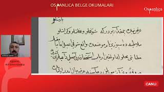 Arzuhal Üzerine Telhis - Osmanlıca Belge Okumaları 22 Ders