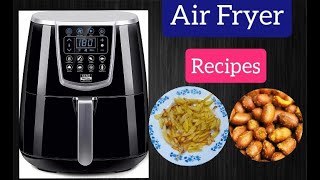 Air Fryer Recipe।Healthy Food। Crispy French Fries Peanuts।एयर फ्रायर में बनाइए हवा में तलाभुना खाना