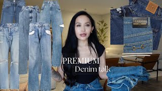 My Favorite Luxury Denim\/jeans Review | Maison Margiela, Gucci, Toteme, Moussy vintage, NatashaZinko