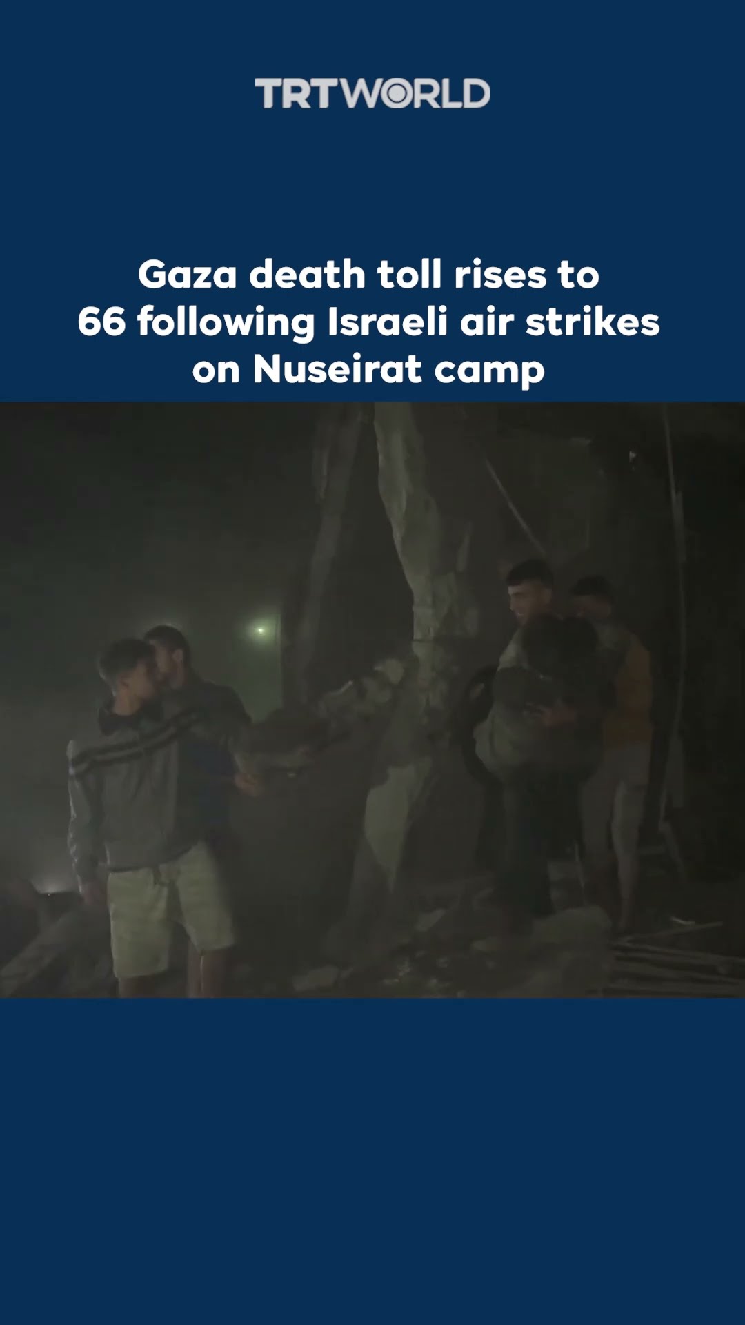 Israel strikes Gaza's Nuseirat camp, killing dozens of Palestinians