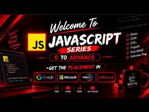 JavaScript Tutorial for Beginners in Hindi🔥 | Episode 1: Hello World & Introduction