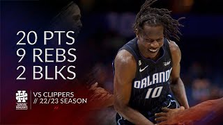 Bol Bol 20 pts 9 rebs 2 blks vs Clippers 22/23 season