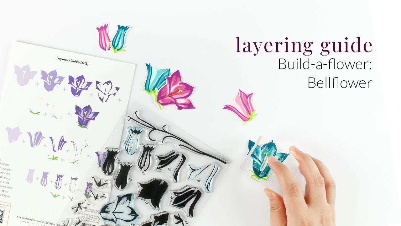 Altenew Layering Video - Build-A-Flower: Bellflower