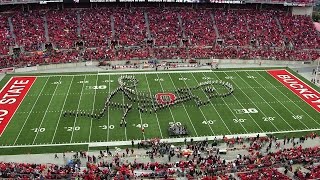 The Ohio State Marching Band Oct. 18 halftime show:  Classic Rock