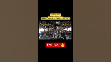 Swiss🇨🇭 TrainAuto-Changes TrackGauge | From 1m to 1.435m Instantly!🔧 @train_lover3030
