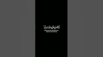 كرومات قرآن كريم شاشة سوداء 🌹والذين كفروا لهم نار جهنم || فاطر#محمد_اللحيدان -