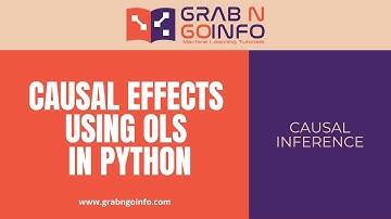OLS Treatment Effects Estimation Using Python Package Causal Inference