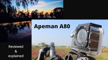 Apeman A80 action camera | best budget | footage of the camera & Products software information.