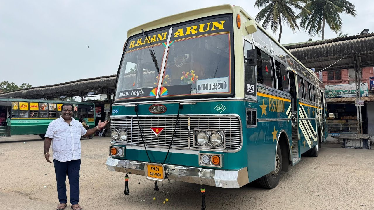 90களின் கனவு ? புத்தம் புதிய Vintage பஸ் - தமிழ்நாட்டின் முதல் பஸ் - Tirupur Mohan